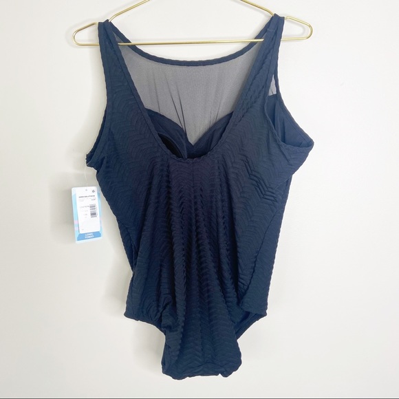 Swim Solutions Sweetheart Black Long Torso… - Picture 4 of 7
